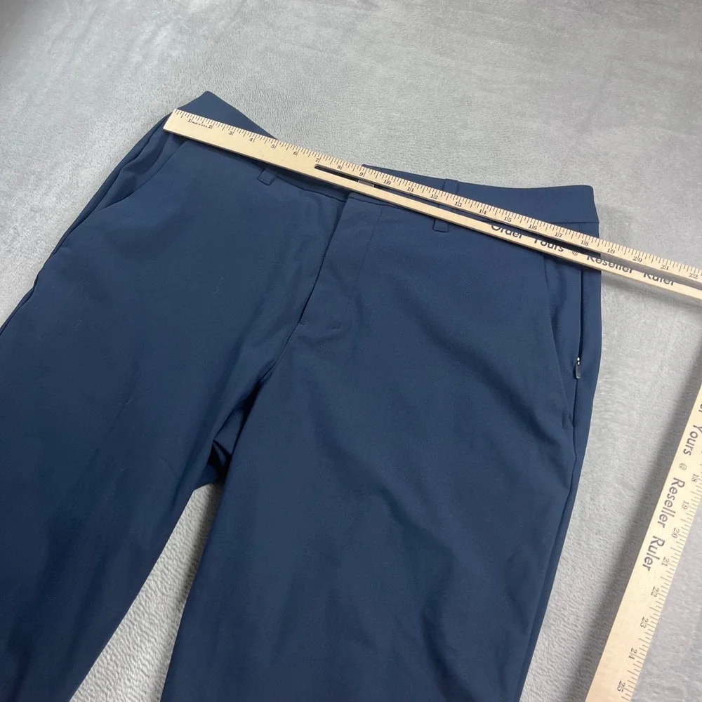 Lululemon Commission Golf Pants Mens 36 Navy Blue Stretch Chino LM5AXUS